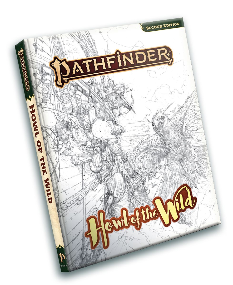 Pathfinder -  Howl of the Wild Sketch Cover Edition (Online Order Only)