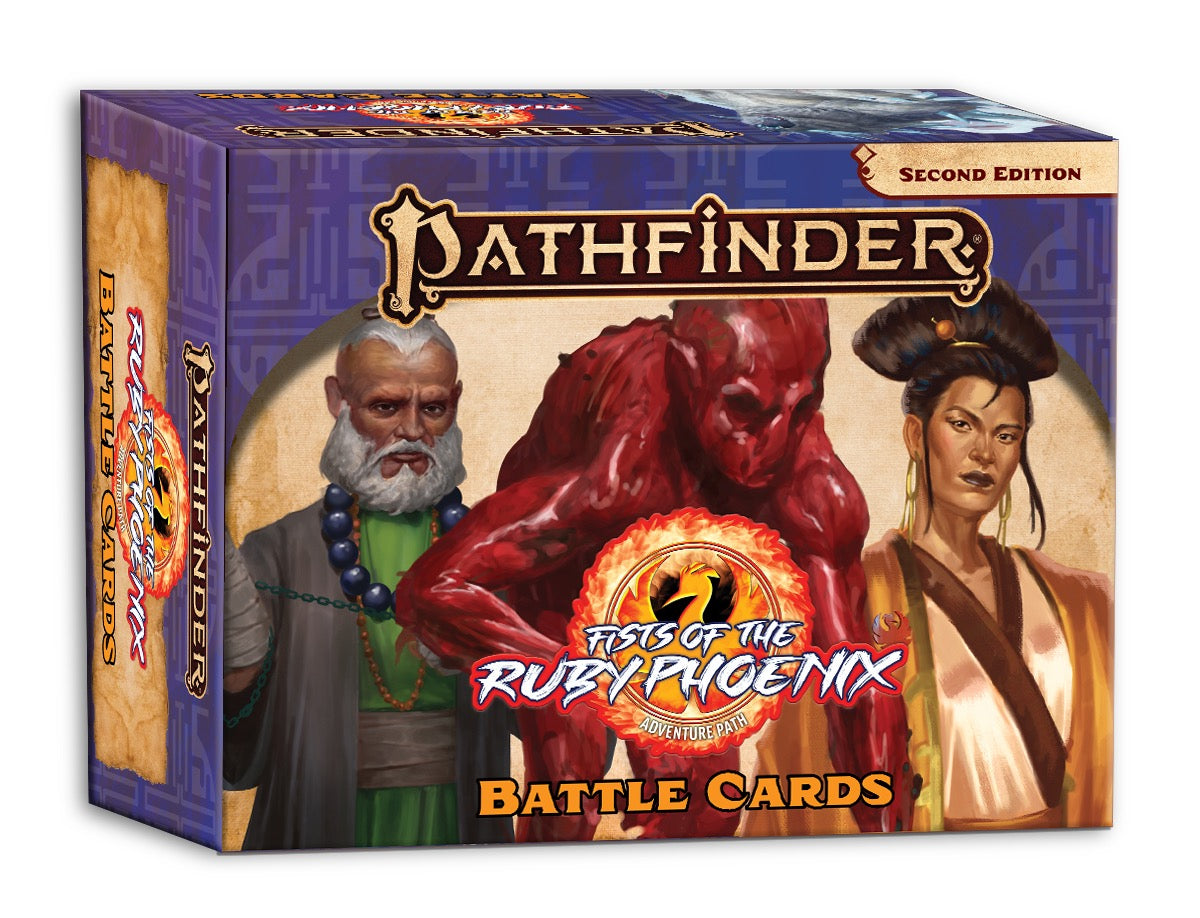 Pathfinder Adventure Path: Fists of the Ruby Phoenix Battle Cards (Online Order Only)