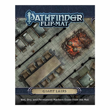 PZO30064 Giant Lairs Flip-Mat Pathfinder RPG Paizo Publishing (ONLINE ORDER ONLY)