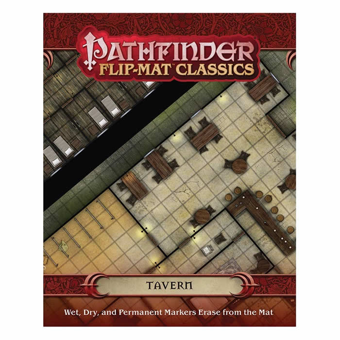 PZO31001 Tavern Flip-Mat Classics Pathfinder RPG Paizo Publishing (ONLINE ORDER ONLY)