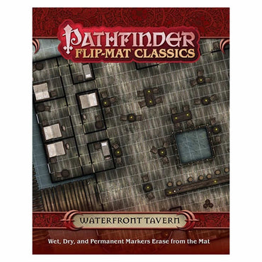 PZO31012 Waterfront Tavern Flip-Mat Classics Pathfinder RPG Paizo (ONLINE ORDER ONLY)