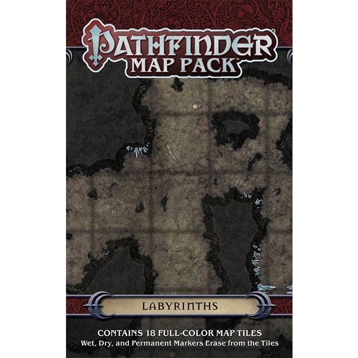 PZO4063 Labyrinths Pathfinder Map Pack Paizo (ONLINE ORDER ONLY)