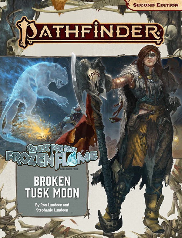 Pathfinder: Adventure Path - Quest for the Frozen Flame - Broken Tusk Moon (1 of 3) (ONLINE ORDER ONLY)