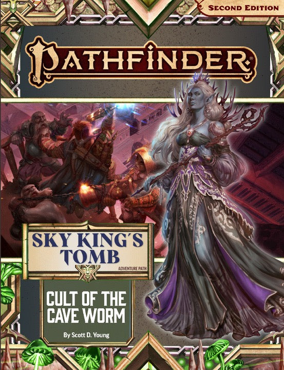 Pathfinder: Adventure Path - Sky King’s Tomb - Cult of the Cave Worm (2 of 3) (ONLINE ORDER ONLY)