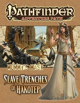 PZO9083 The Slave Trenches of Hakotep Mummys Mask 5 of 6 Pathfinder (ONLINE ORDER ONLY)