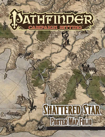 PZO9254 Shattered Star Poster Map Folio (ONLINE ORDER ONLY)