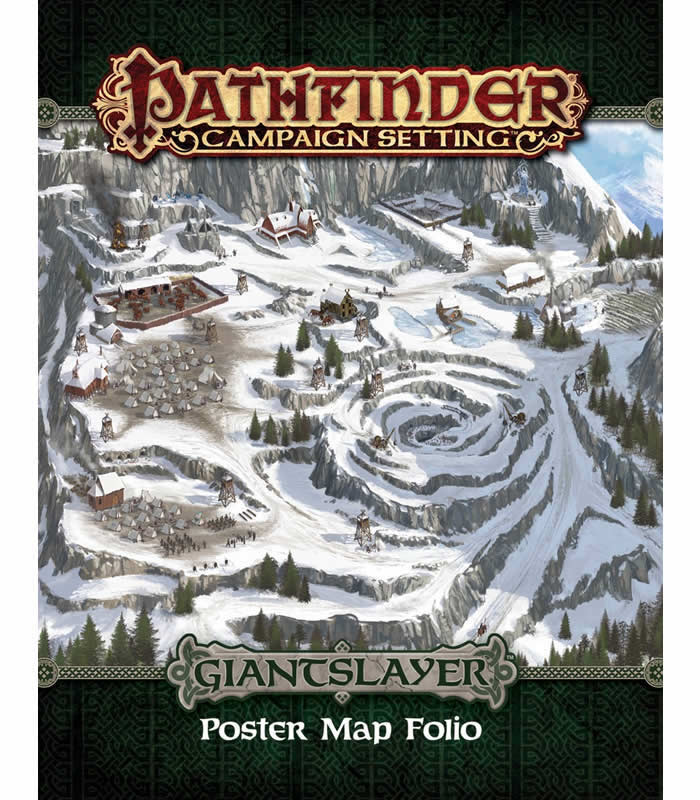 PZO9282 Giantslayer Poster Map Folio Pathfinder Campaign Setting Paizo Publishing (ONLINE ORDER ONLY)