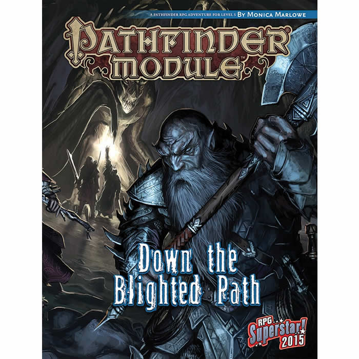 PZO9550 Down The Blighted Path Pathfinder Module RPG Paizo (ONLINE ORDER ONLY)