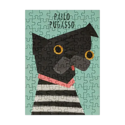 Pablo Pugcasso 99 Piece Mini Jigsaw Puzzle Happily