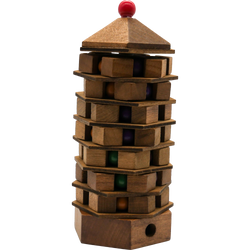 Pagoda Brainteaser Puzzle True Genius (ONLINE ORDER ONLY)