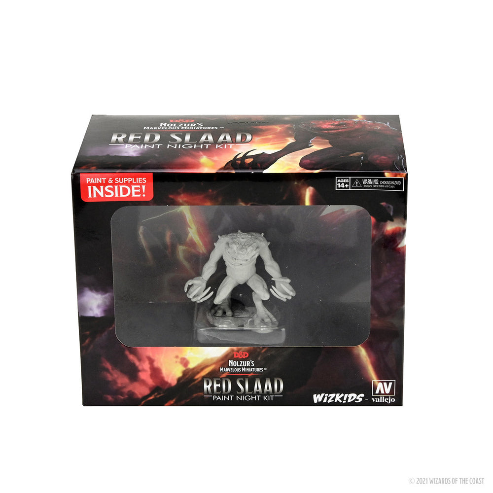 D&D: Nolzur's Marvelous Miniatures - Red Slaad (Paint Night Kit) (ONLINE ORDER ONLY)