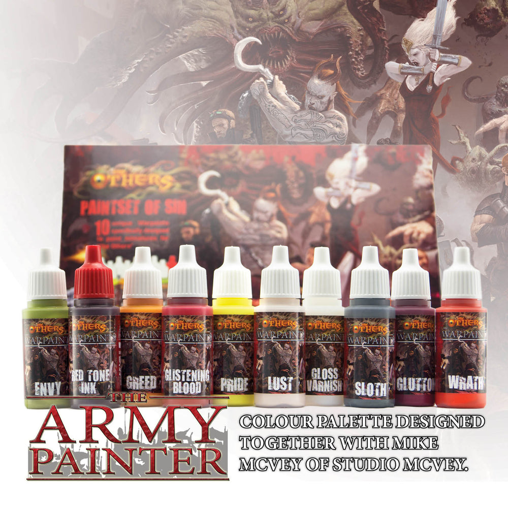 Army Painter Warpaints: The Others Paint Set of Sin (ONLINE ORDER ONLY)