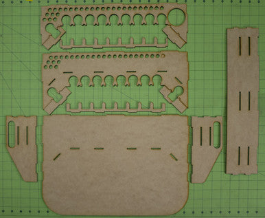 Painting Station - 26mm, For Vallejo and Army Painter Style Dropper Bottles (Online Order Only) (Online Order Only)