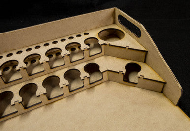 Painting Station - 26mm, For Vallejo and Army Painter Style Dropper Bottles (Online Order Only) (Online Order Only)