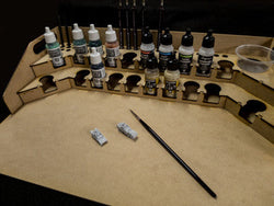 Painting Station - 26mm, For Vallejo and Army Painter Style Dropper Bottles (Online Order Only) (Online Order Only)