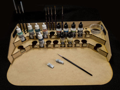 Painting Station - 26mm, For Vallejo and Army Painter Style Dropper Bottles (Online Order Only) (Online Order Only)