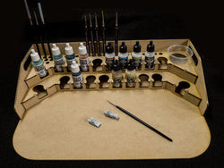 Painting Station - 26mm, For Vallejo and Army Painter Style Dropper Bottles (Online Order Only) (Online Order Only)