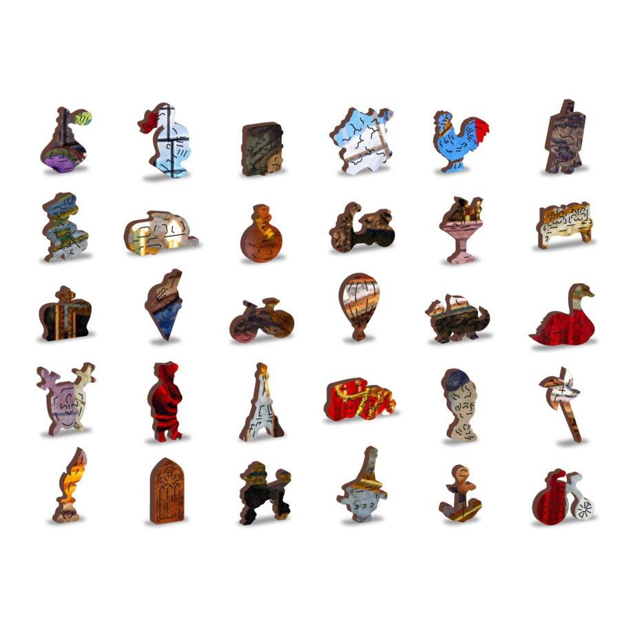 Palace in Paris 2000 Piece Wood Jigsaw Puzzle Wooden City (ONLINE ORDER ONLY)