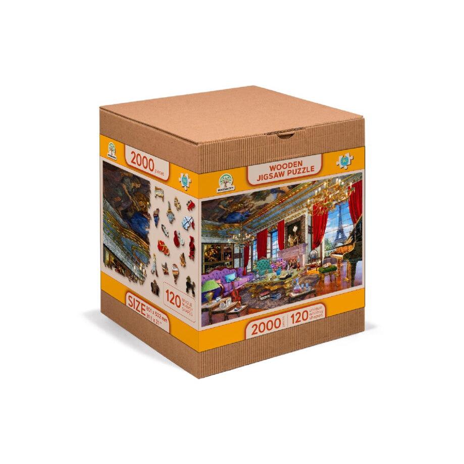Palace in Paris 2000 Piece Wood Jigsaw Puzzle Wooden City (ONLINE ORDER ONLY)