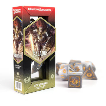 D&D Adventure Dice: Paladin (White / Grey) (ONLINE ORDER ONLY)