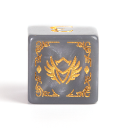 D&D Adventure Dice Set - Paladin Edition | White/Grey 14pc Collection (ONLINE ORDER ONLY)