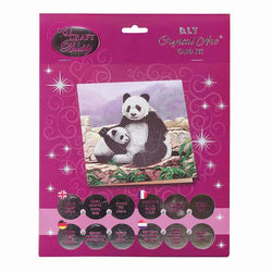 Panda Crystal Art Card Kit Craft Buddy (ONLINE ORDER ONLY)