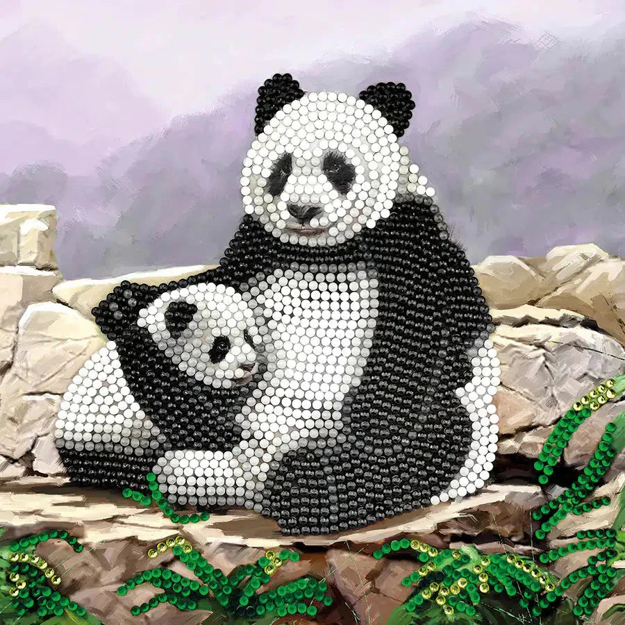 Panda Crystal Art Card Kit Craft Buddy (ONLINE ORDER ONLY)