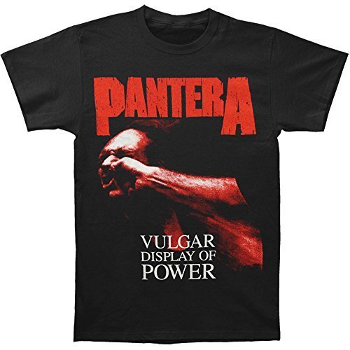 Pantera Red Vulgar Men'S T-Shirt, Black, Large [T-Shirt] (ONLINE ORDER ONLY)