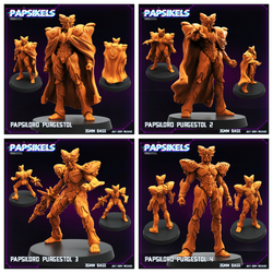 3D Printed Papsikels Papsilord Purgestol Set July 2024 Cyberpunk 28mm 32mm (Online Only)