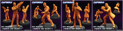 3D Printed Papsikels Papz Industries Cybernetic Chief Security Set 28mm 32mm (Online Only)