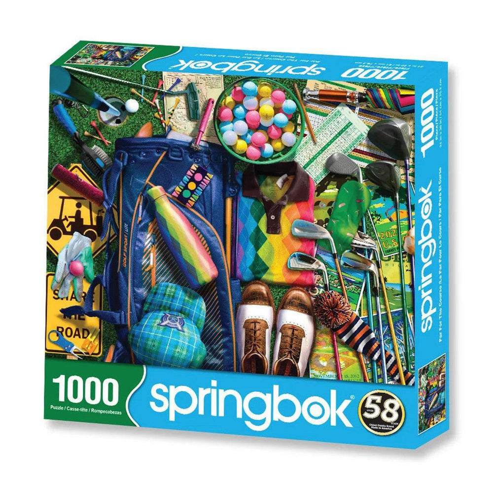 Par for the Course 1000 Piece Jigsaw Puzzle Springbok (ONLINE ORDER ONLY)