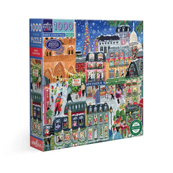 Paris Christmas 1000 Piece Jigsaw Puzzle eeBoo (ONLINE ORDER ONLY)