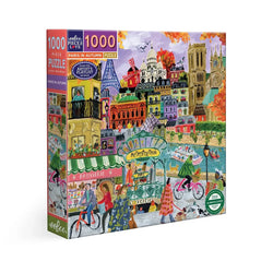 Paris in Autumn 1000 Piece Jigsaw Puzzle eeBoo (ONLINE ORDER ONLY)