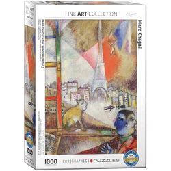 Paris through the Window (Detail) 1000 Piece Jigsaw Puzzle Eurographics (ONLINE ORDER ONLY)