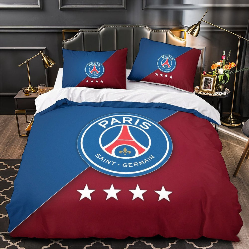 Paris Saint-Germain Bedding Set Pattern Quilt Cover (Online Order Only)