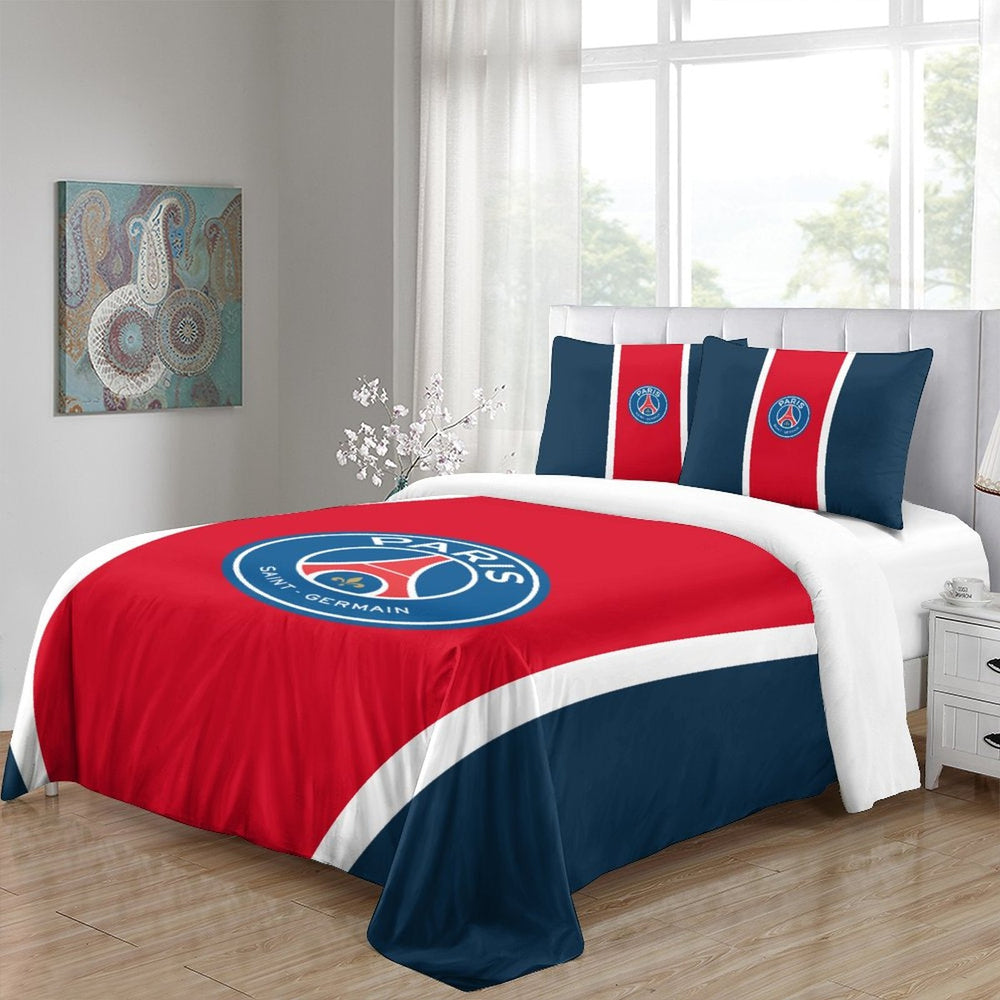 Paris Saint-Germain Bedding Set Pattern Quilt Cover (Online Order Only)