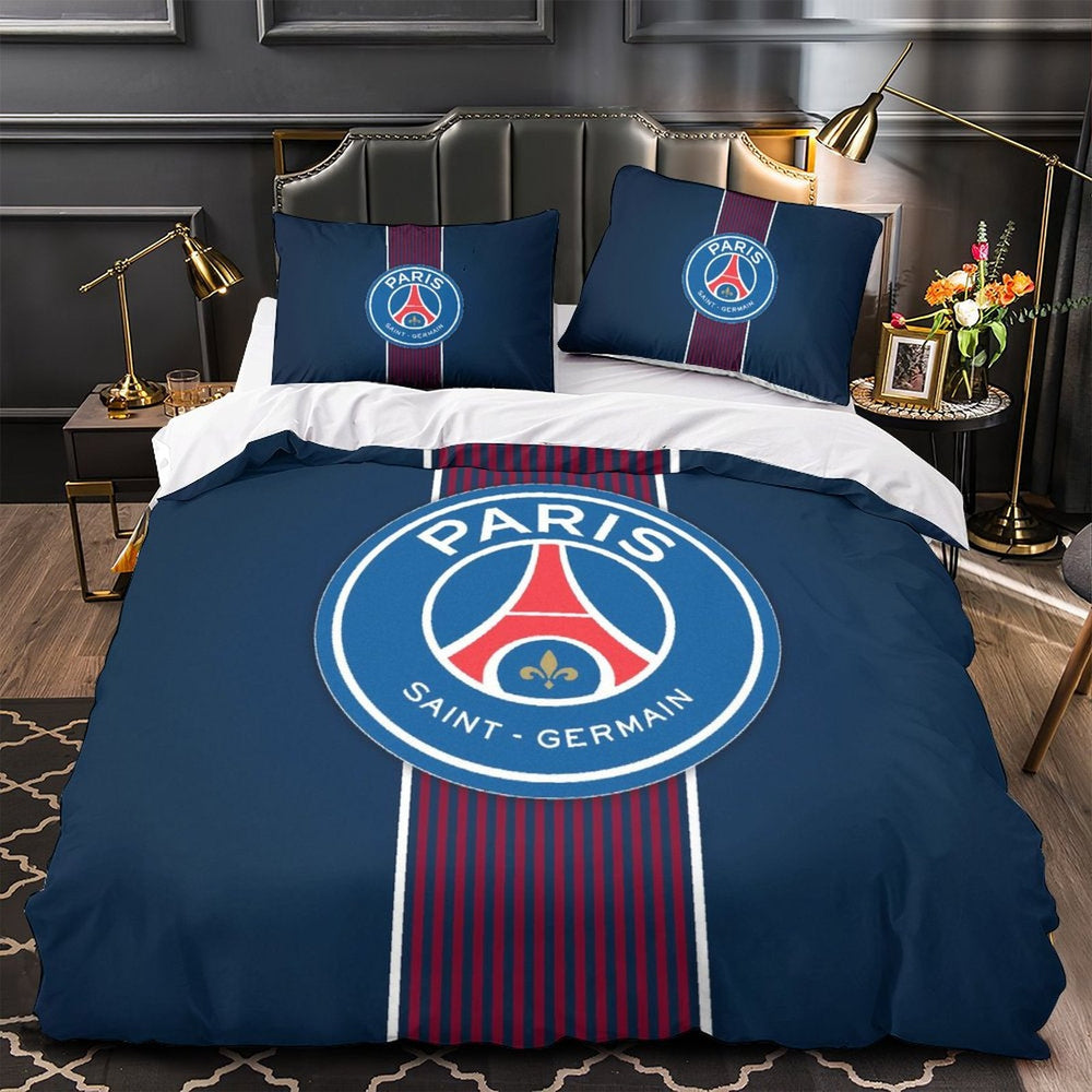Paris Saint-Germain Bedding Set Pattern Quilt Cover (Online Order Only)