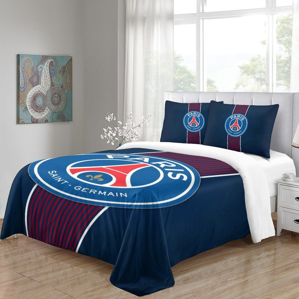 Paris Saint-Germain Bedding Set Pattern Quilt Cover (Online Order Only)