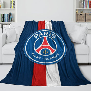 Paris Saint-Germain Blanket Flannel Throw Room Decoration (Online Order Only)