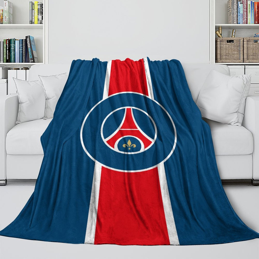 Paris Saint-Germain Blanket Flannel Throw Room Decoration (Online Order Only)