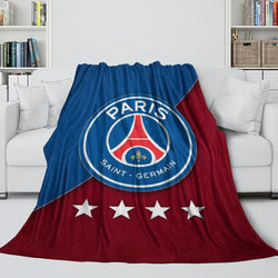 Paris Saint-Germain Blanket Flannel Throw Room Decoration (Online Order Only)