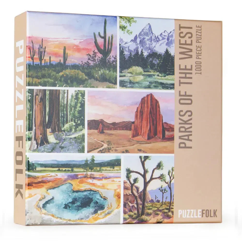 Parks of the West 1000 Piece Jigsaw Puzzle PuzzleFolk (ONLINE ORDER ONLY)