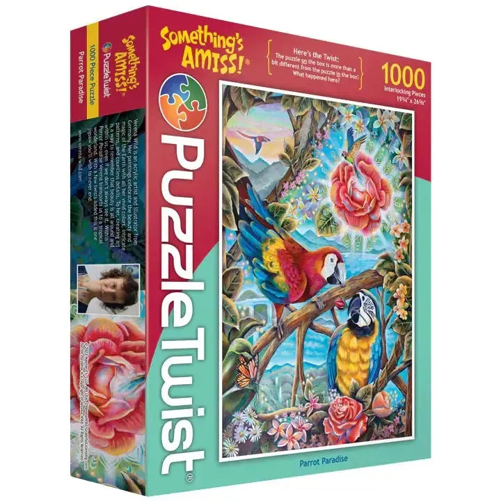 Parrot Paradise "Something's Amiss!" 1000 Piece Jigsaw Puzzle PuzzleTwist (ONLINE ORDER ONLY)