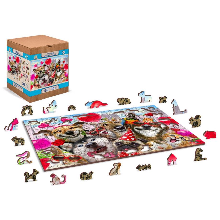 Party Time 150 Piece Jigsaw Puzzle Wooden City (ONLINE ORDER ONLY)