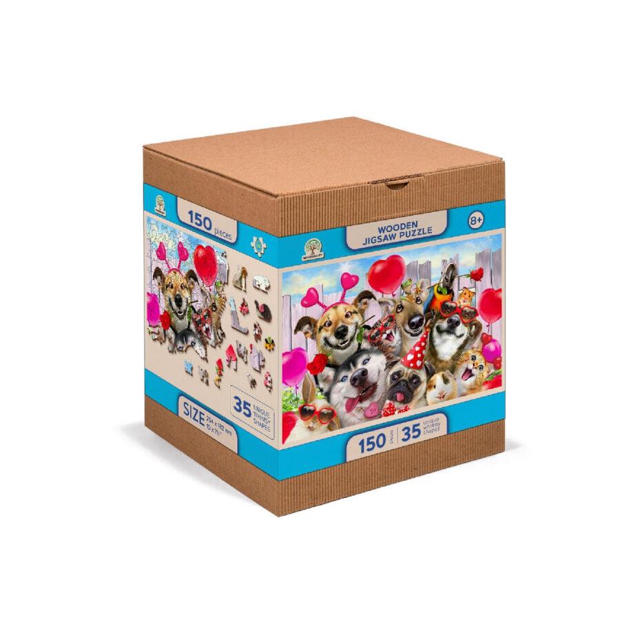 Party Time 150 Piece Jigsaw Puzzle Wooden City (ONLINE ORDER ONLY)