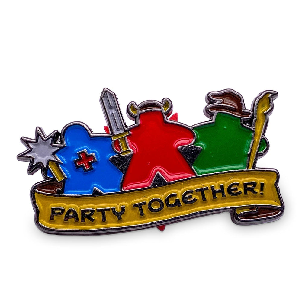 Party Together - Hard Enamel Adventure Pin Metal by Norse Foundry (ONLINE ORDER ONLY)