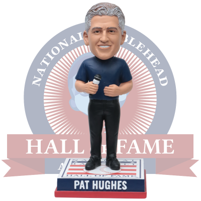 Pat Hughes Baseball Hall of Fame Bobblehead (ONLINE ORDER ONLY)