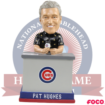 Pat Hughes Chicago Cubs 2016 World Series Talking Bobblehead (ONLINE ORDER ONLY)
