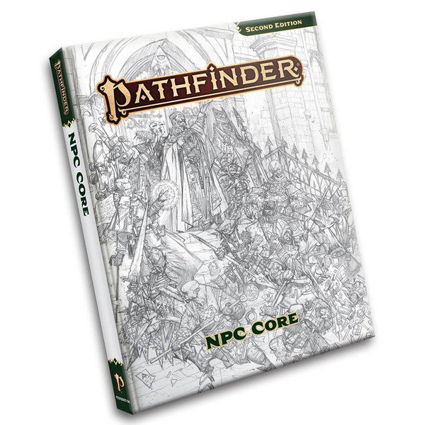 Pathfinder 2E: NPC Core Sketch Cover (ONLINE ORDER ONLY)