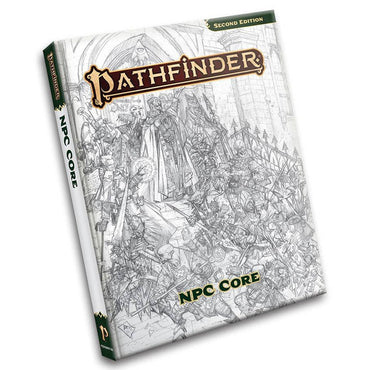 Pathfinder 2E: NPC Core Sketch Cover (ONLINE ORDER ONLY)